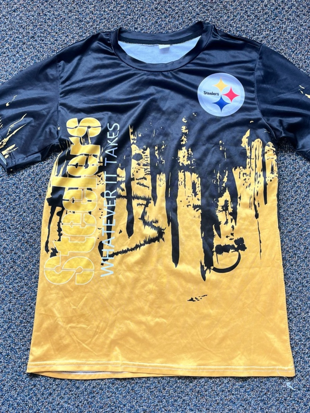 Pittsburgh Steelers Black & Gold Graphic ‘Whatever it Takes’ Tee